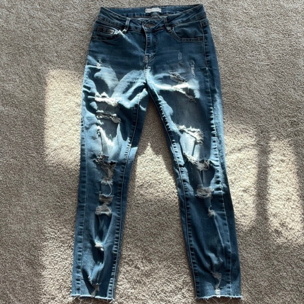 Urban Girls Size 12 Kids Blue Jeggings